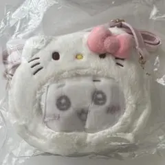 ちいかわ サンリオコラボ ハローキティ ぬいぐるみショルダーバッグ　ポシェット