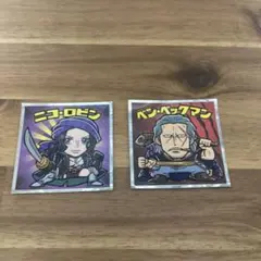 ワンピースマンチョコ シール RED