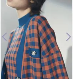 【セット売り】グレースコンチネンタル　チェック　アンサンブル　36