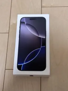 新品未開封 iPhone 16pro maxブラックチタニウム　本体