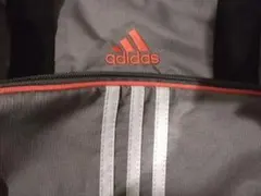adidas スポーツバッグ グレー/オレンジ