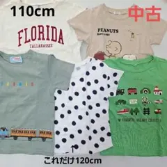【中古】子ども半袖Tシャツ　110cm、120cmセット