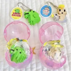 たまごっち　くちぱっち&くりてん ドットフィギュアチャーム　2点セット