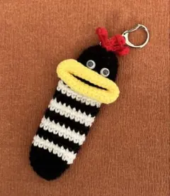 ハンドメイド　パクパクモンスター　リップケース