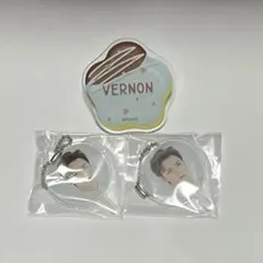 SEVENTEEN バーノン うちわ アクリルキーホルダー アクリルバッジ
