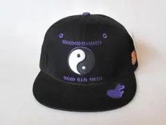 シャーマンキング キャップ 黒 REN 陰陽マーク 麻倉葉 道蓮 新品