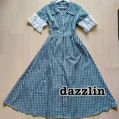 【美品】dazzlin チェックワンピース