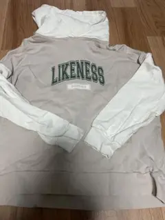 LIKENESS フード付きスウェットシャツ