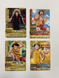 ワンピーベリーマッチW　 モンキー・D・ルフィ　覇王色の覇気 他4枚セット