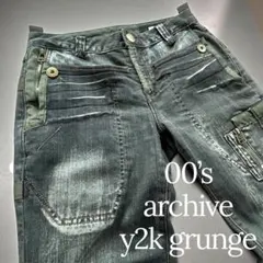 Gimmick Cargo Flare Denim Archive y2k 古着