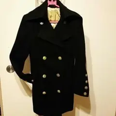 リップサービスアウター　黒コートのサムネイル