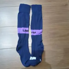 Liberta サッカーソックス ネイビー×パープルM