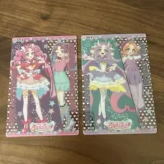 名探偵プリキュア キラキラクリアカードガム　2枚セット②