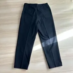 【UNIQLO】タックテーパードパンツ L グレー