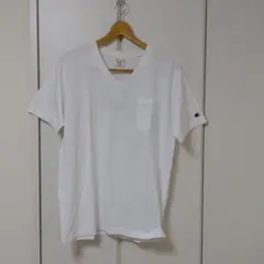 チャンピオン　Ｔシャツ　Champion　半袖　無地　白　ワンポイント　新品