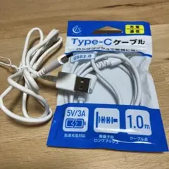 Type-C USBケーブル 1.0m 5V/3A