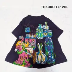 TOKUKO 1er VOL プリント ハイネック 半袖 カットソーのサムネイル
