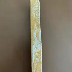 帯締め 金色 鶴 亀甲文様 和装小物
