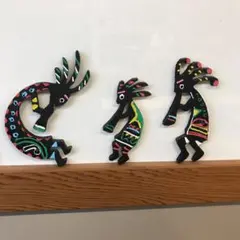 ココペリ　木製手作り　マグネット