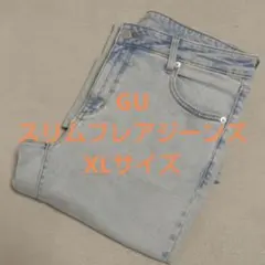 スリムフレアジーンズ XL GU 62 BLUE