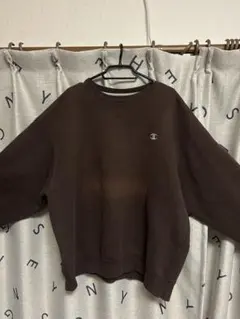 チャンピオン　リバースウィーブ　スウェット　茶色