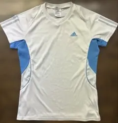 adidas CLIMA365 Tシャツ ホワイト/ブルー