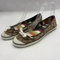 EC660 COACH シグネチャー バレエシューズ フラットシューズのサムネイル