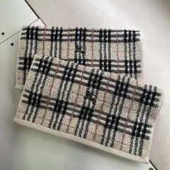 新品未使用 BURBERRY フェイスタオル 2点