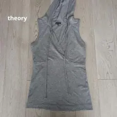 【美品】theory フード付きタンクトップ サイズ2のサムネイル