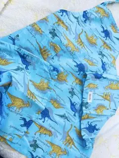 着替えやすい！小学校低学年用エプロンセット　子供用エプロン　恐竜
