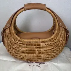 Salvatore Ferragamo かごバッグ ラタン レザーのサムネイル