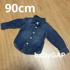 babyGap デニム長袖シャツ