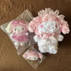 マイメロディ ぬいぐるみ キーホルダーセット売り