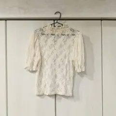 ハイネックブラウス 長袖