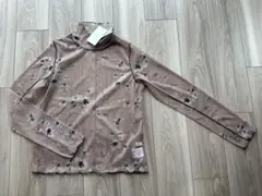 【新品】花柄シアートップス