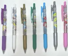 キャラクター ボールペン 6色セット