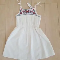 花柄 刺繍 ワンピース キャミソール