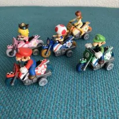 マリオカート Wii プルバックバイク　5体セット