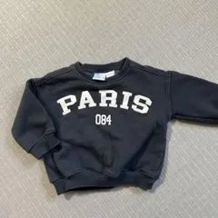 ZARA トレーナー 12-18ヶ月 ダークグレー　86センチ