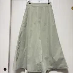 KBF ツイルフレアロングスカート カーキのサムネイル