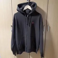 Small Box Zip Up Hooded Sweatshirt ブラウン