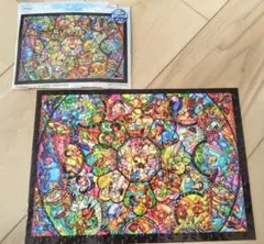 ディズニー　ジグソーパズル　266ピース　オールスター　ステンドグラスのサムネイル