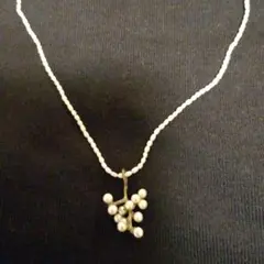 ホワイト淡水パールネックレス