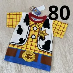 新品　ディズニー　トイストーリー　ウッディ　なりきりTシャツ　コスプレ