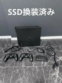 PlayStation 4 pro ssd 換装済み　本体 コントローラー3個付
