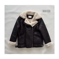 ZARAザラボア襟ライダージャケット　150㎝　美品