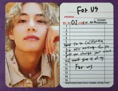 BTS　V Layover　Weverse　トレカ　カード　テヒョン　テテ
