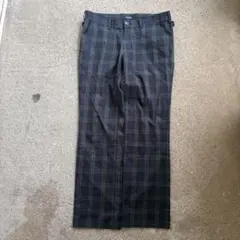 BURBERRY BLACK LABEL チェック　スラックス　ホース刺繍のサムネイル