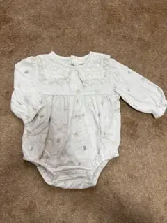 cotori  襟レースロンパース