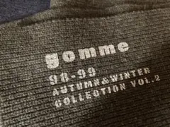 gomme ゴム マキヒロシゲ マフラー カーキ レディース